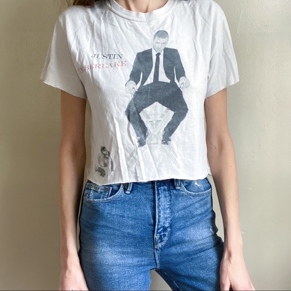 Tops - Justin Timberlake crop